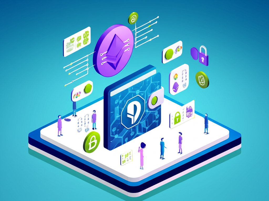 DeFi wallet for managing decentralized finance cryptocurrencies.